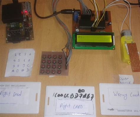 rfid based library management system using 8051|8051 micro controller rfid.